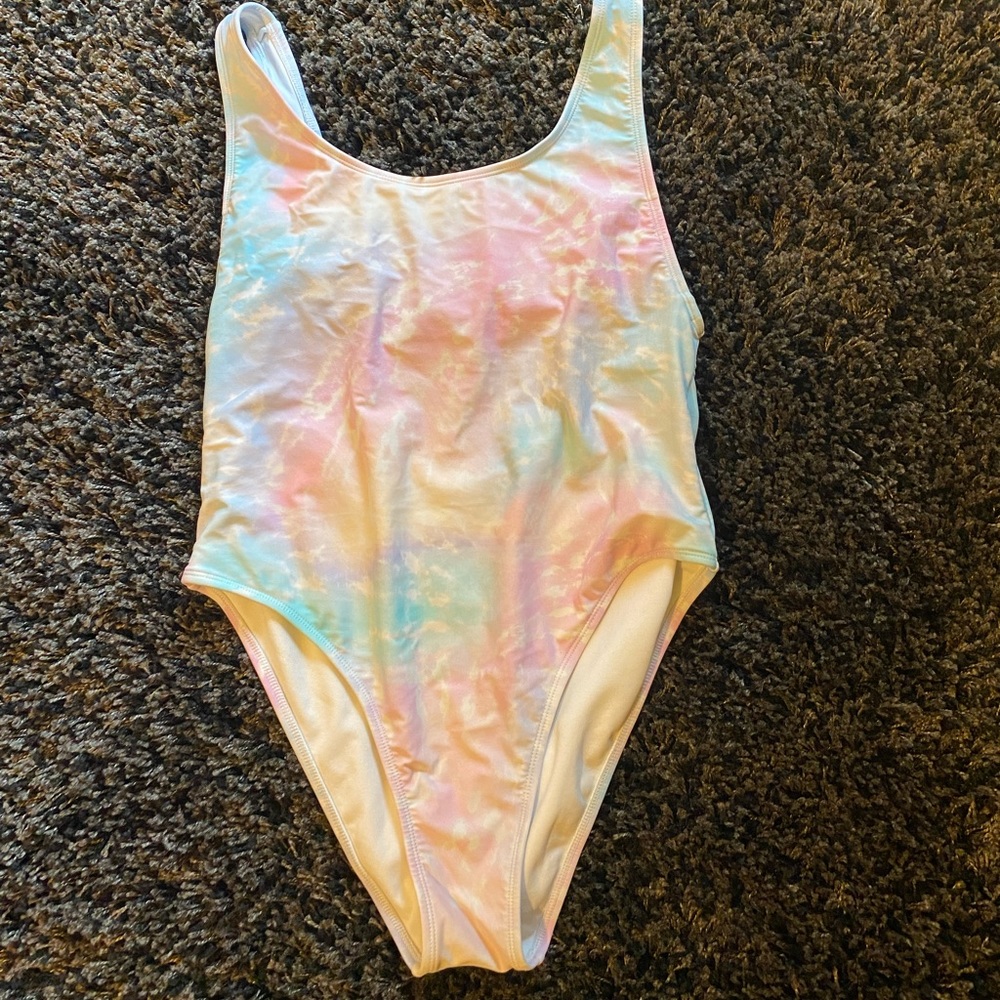 Tye die one piece swimsuit